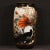 Black Chinese Painted Ceramic Vase with Warrior on Horseback, 2000s For Sale - Image 8 of 12