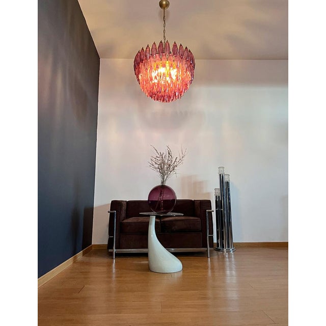 Amethyst Murano Glass Poliedri Candelier, 1990s For Sale - Image 17 of 18