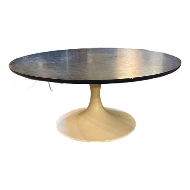 Mid Century Burke Tulip Base Coffee Table For Sale