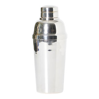 1920s Art Deco Silver Plated Cocktail Shaker For Sale
