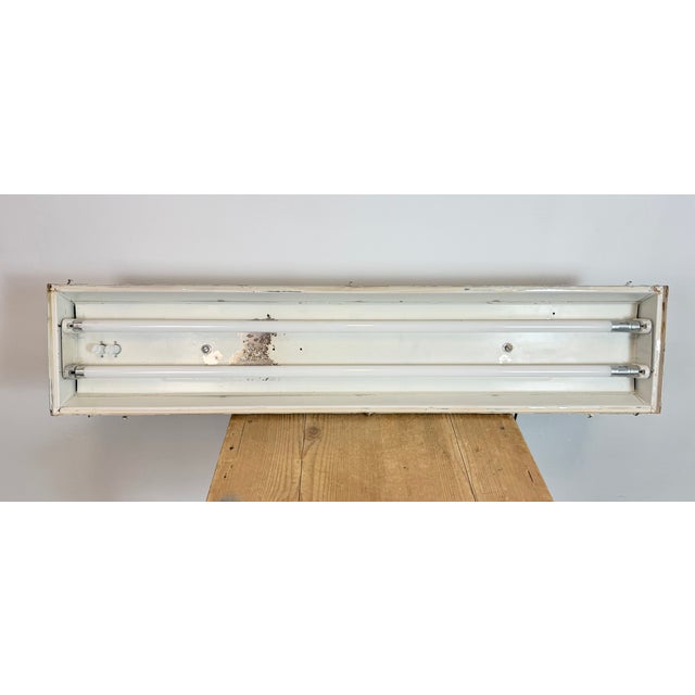 Vintage Industrial Hanging Tube Light from Famor, 1970s For Sale - Image 13 of 18