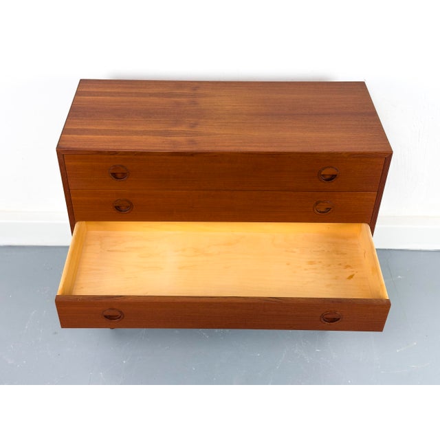Brown Teak Chest of Drawers from Hansen and Guldborg, 1960s For Sale - Image 8 of 18