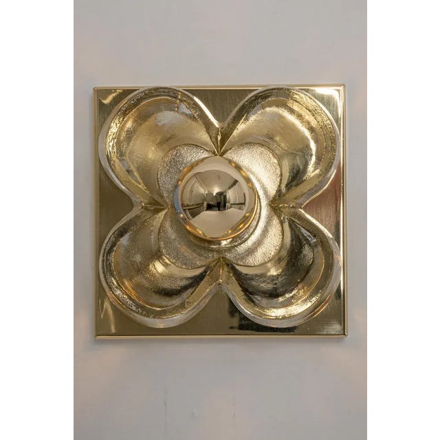 Glass Wall Light by Sische, Germany, 1970s For Sale - Image 8 of 9
