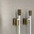 Brass Tube Theatre Wall Light Sconces in the style of Stilnovo, Italy, 1950, Set of 2 For Sale - Image 3 of 16