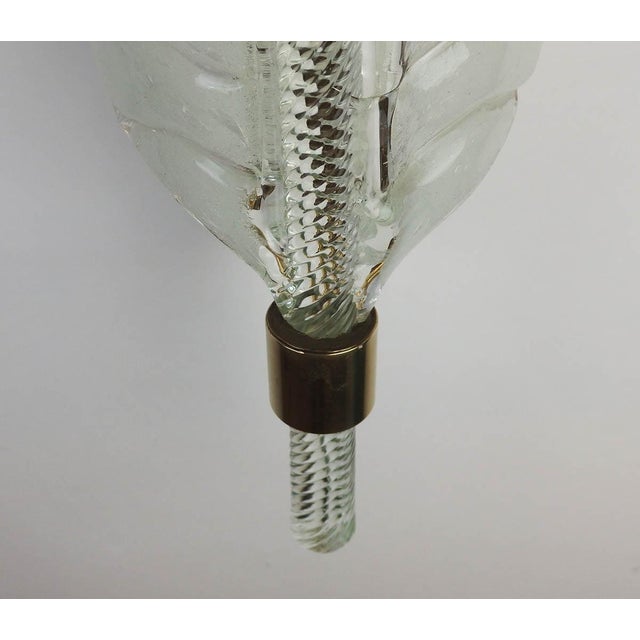 Gold Glass Wall Sconces attributed to Andrea Arbus for Veronese, 1960s, Set of 2 For Sale - Image 8 of 15