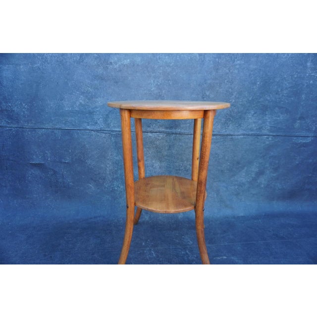 1900 - 1909 Early 20th Century Thonet Two-Tier Bentwood Side Table For Sale - Image 5 of 8