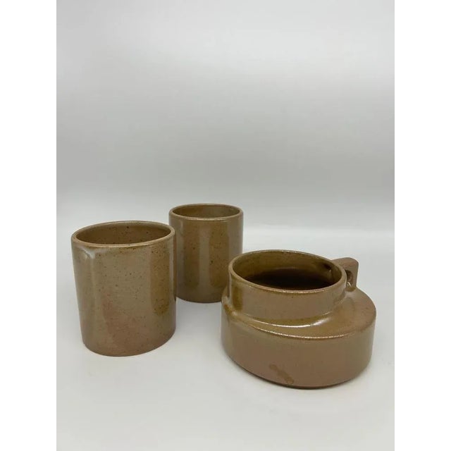 6 cups and a sugar house made by Brenne This piece has an attribution mark, I am sure that it is completely authentic and...