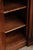 1990s Nichols & Stone Williamsburg Maple Bookcase Display Cabinet For Sale - Image 5 of 18