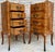 Late 19th Century Louis XV Style French Marquetry and Marble Chests of Drawers For Sale - Image 9 of 18