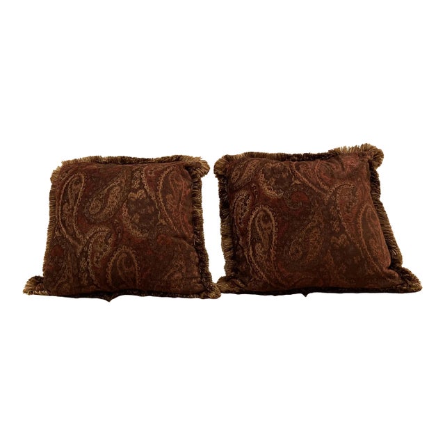 Paisley Pillows - a Pair For Sale