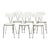 Wood Grey Formica and Chrome Dining Chairs, 1960s, Set of 6 For Sale - Image 7 of 18