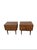 This striking matching pair of two-drawer nightstands by American of Martinsville captures the clean, restrained character...