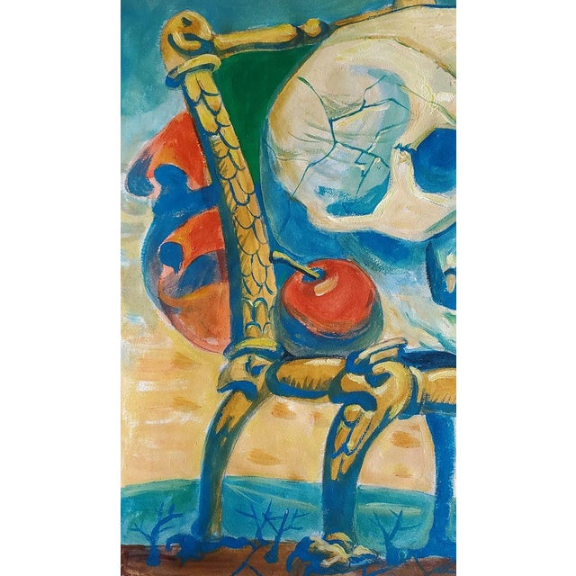Acrylic Painting the Fall Daniil Litvinov For Sale - Image 6 of 9