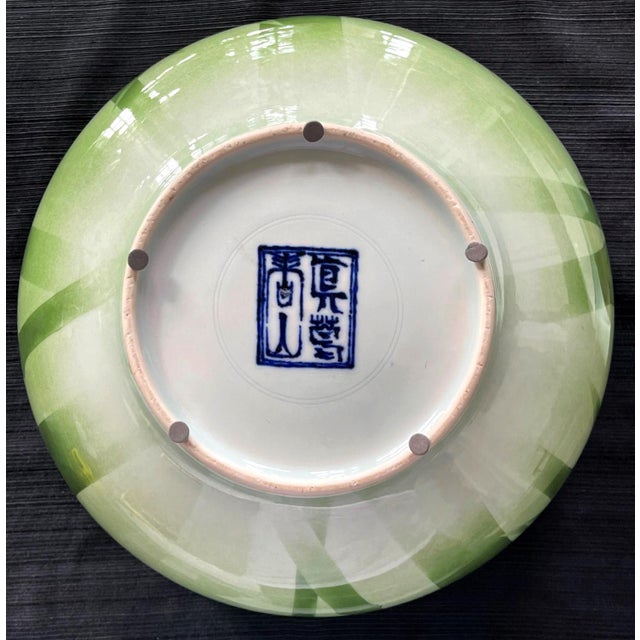 Japanese Ceramic Centerpiece Bowl Makuzu Kozan Meiji Period For Sale - Image 11 of 18
