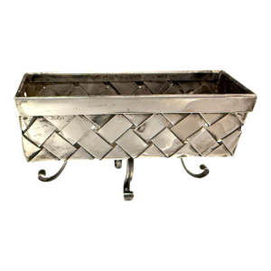 Cartier Sterling Woven Long Basket