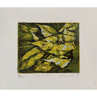 Marta Garbaczewska, Forest 7, 2016, Linocut For Sale