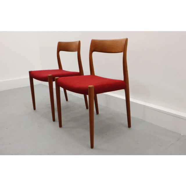 Set of Danish Chairs by Niels Møller for J. L. Møllers, 1960s For Sale - Image 9 of 12