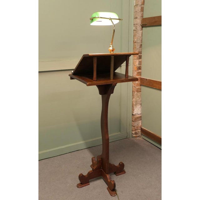 Arts and Crafts Restaurant Reception Station Greeter with Light For Sale - Image 4 of 8