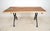 Handcrafted 5.7 Ft. Live Edge Walnut River Iron Brooklyn Legs Dining Table For Sale - Image 9 of 9
