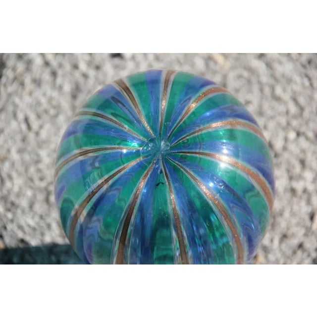 Multicolored Murano Glass Vase, 1960s For Sale - Image 5 of 11