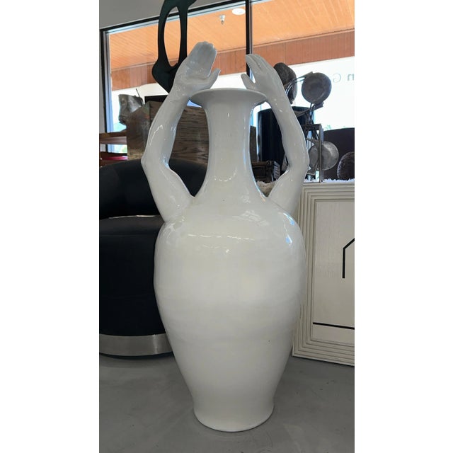 2000 - 2009 Massive Hand Urns by Pols Potten - A Pair For Sale - Image 5 of 12