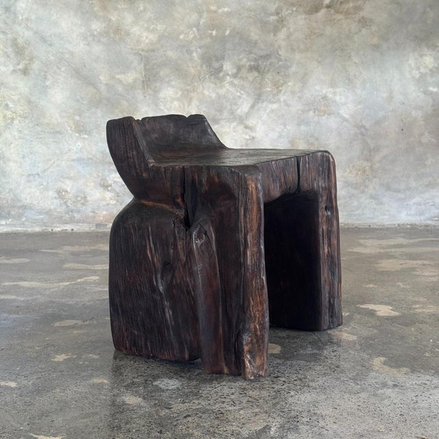 Small Low Japanese-Style Chair, 1990s For Sale - Image 11 of 11