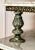 Metal 1940s French Gilded Brass and Carrera Marble Two Tier Side Table For Sale - Image 7 of 10