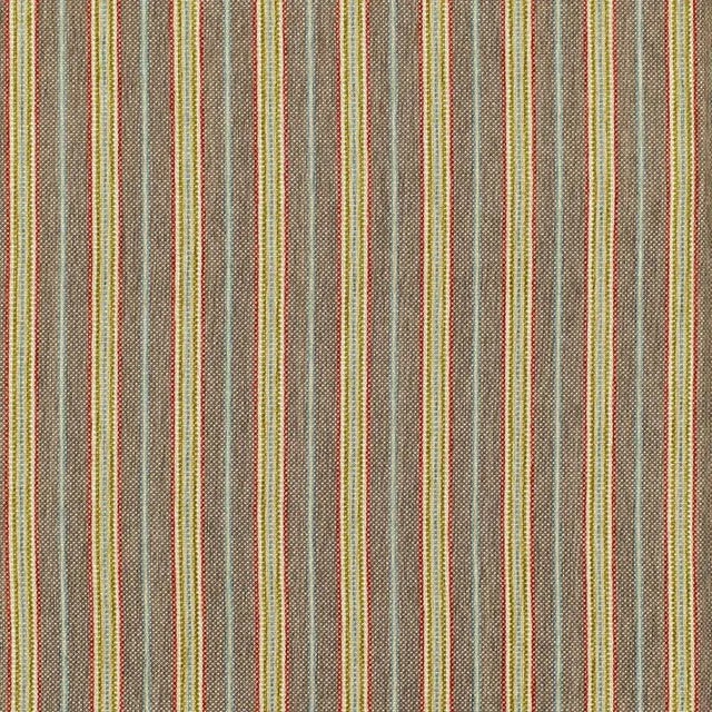 The multihued railroad stripes in this soft, woven chenille makes it perfect for coordinating with solids and patterns....