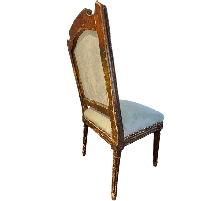 Circa 1860 French Louis XVI Boudoir Chair For Sale - Image 12 of 13