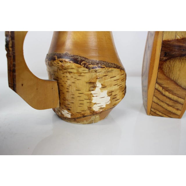 Wood Czechoslovakian Wooden Handmade Items, 1950s, Set of 5 For Sale - Image 7 of 12