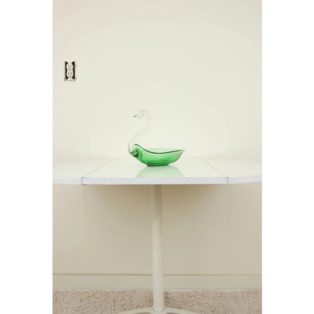This interesting glass swan dish is both stylish and functional, and is in excellent vintage condition, free from cracks,...