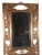 The Chinese craftsmen are ingenious in the art of wood carving. The bevel mirror is mounted on this frame with open work,...