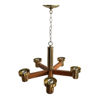 1950s Atomic Globe Chandelier For Sale