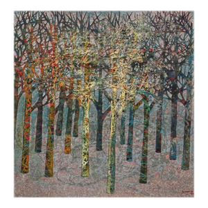 Modern Sukrid Thareenak Mixed Media Oil Painting