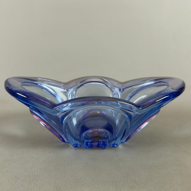 Vintage West German Glass Centerpiece from Waltherglas, 1980s For Sale - Image 11 of 11