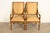 French Karges French Regency Louis XVI Carved Walnut and Gold Gilt Armchairs | Pair For Sale - Image 3 of 15