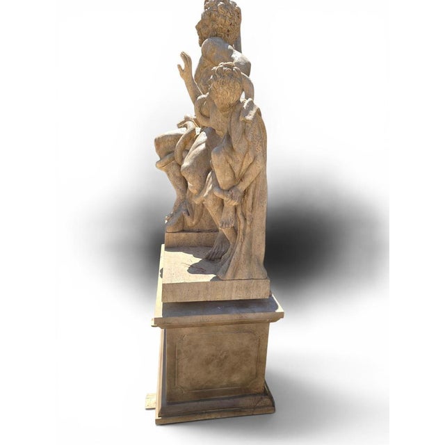 Italian Artist, Life-Size Lacoonte Sculpture, Marble For Sale - Image 9 of 16
