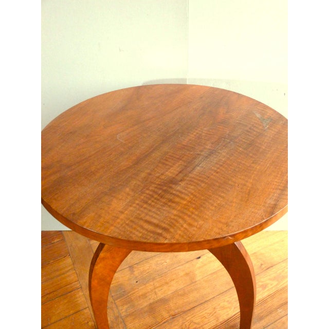 Tripod Side Table in Walnut, 1930s-1940s For Sale - Image 4 of 8