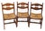 Set of 6 solid oak chairs by Guillerme and Chambron – Your Home. Solid oak. Original straw seat. Seat height: 44 cm Sturdy...