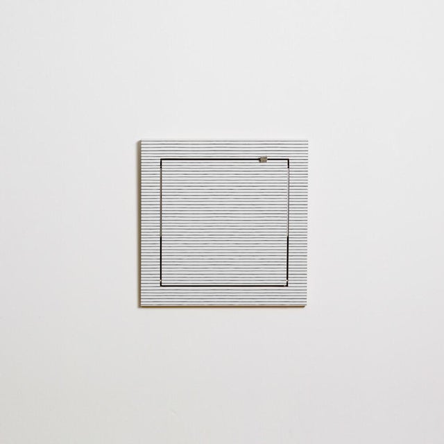 Not Yet Made - Made To Order 40×40-1 Fläpps Shelf with Watercolor Stripes by Kind of Style for Ambivalenz For Sale - Image 5 of 5