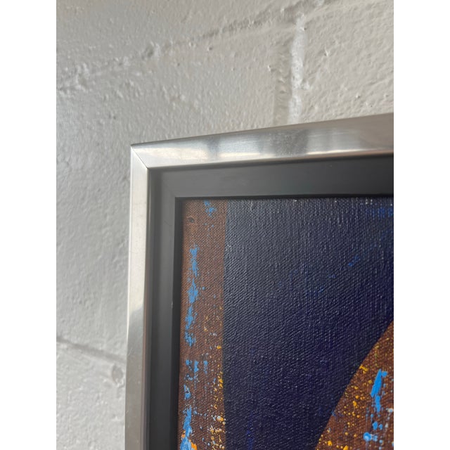 Mid Century Contemporary Abstract Nude Painting 1975 For Sale In New York - Image 6 of 10