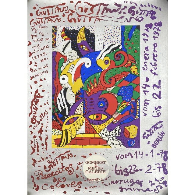 Gustavo Peñalver Vico, Poster, 1977, Screenprint For Sale - Image 14 of 14