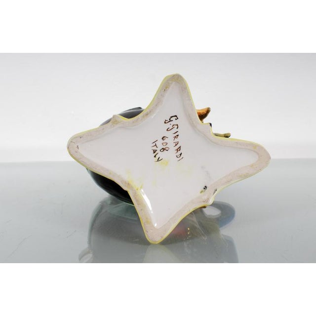 Mid-Century Multicolored Hand-Glazed Ceramic Rooster by by G. Girardi, Italy, 1960s For Sale - Image 10 of 11