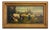 Emilio Pergola, Rural Scene with Cattle, 1990s, Oil on Canvas, Framed For Sale