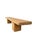 This very large teak wood bench is a striking expression of refined craftsmanship and timeless design. Defined by its...