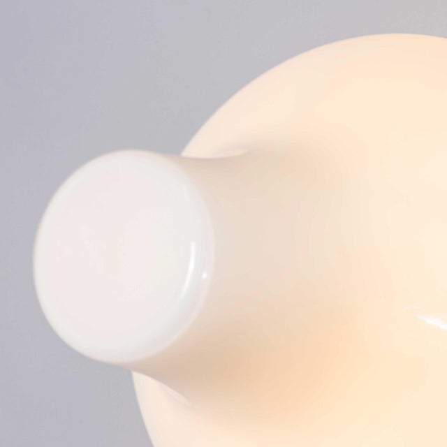 Glass Opaline Ufo Wall Lamp, 1950s For Sale - Image 7 of 11
