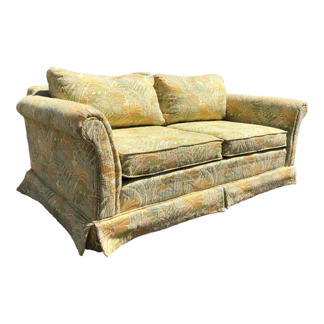 Vintage Tropical Floral Loveseat Pair Chairish