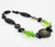 Plastic Angela Caputi Black and Green Resin Beaded Choker Necklace For Sale - Image 7 of 10