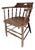 Antique Captains Chair in Elm and Ash, 1890s For Sale