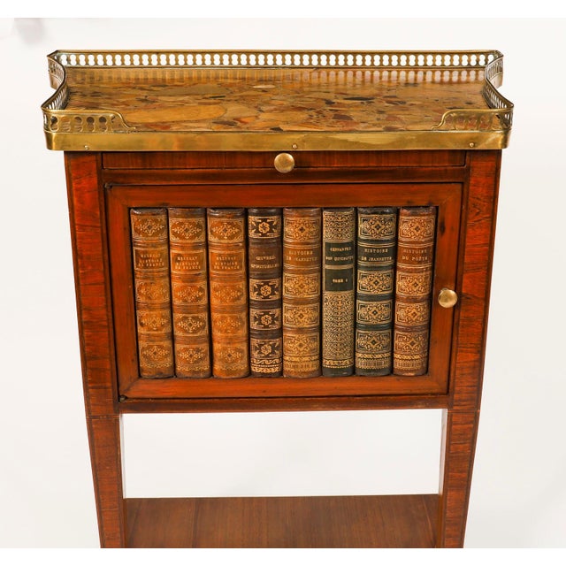 Antique French Walnut and Tulipwood Bedside Cabinets, 1900s, Set of 2 For Sale - Image 16 of 18